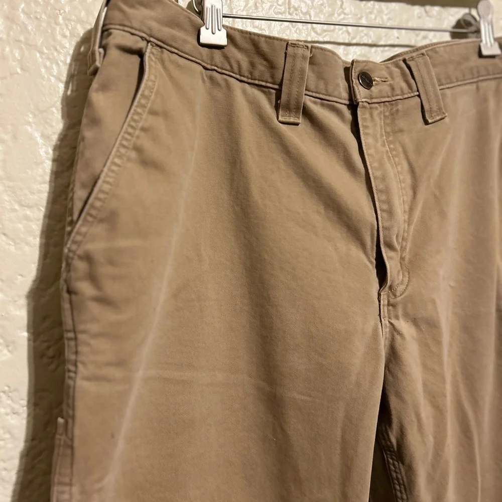 Men's Carhartt Tan‎ 5 pocket Pants 40x30 cotton